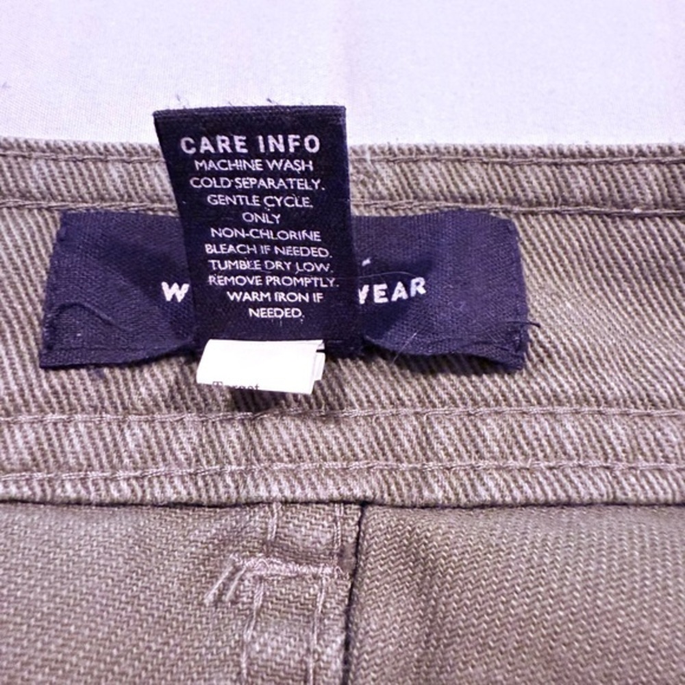 Who What Wear Olive Wide Leg Utility Pants | Size 27/4 | NWT - Picture 13 of 15
